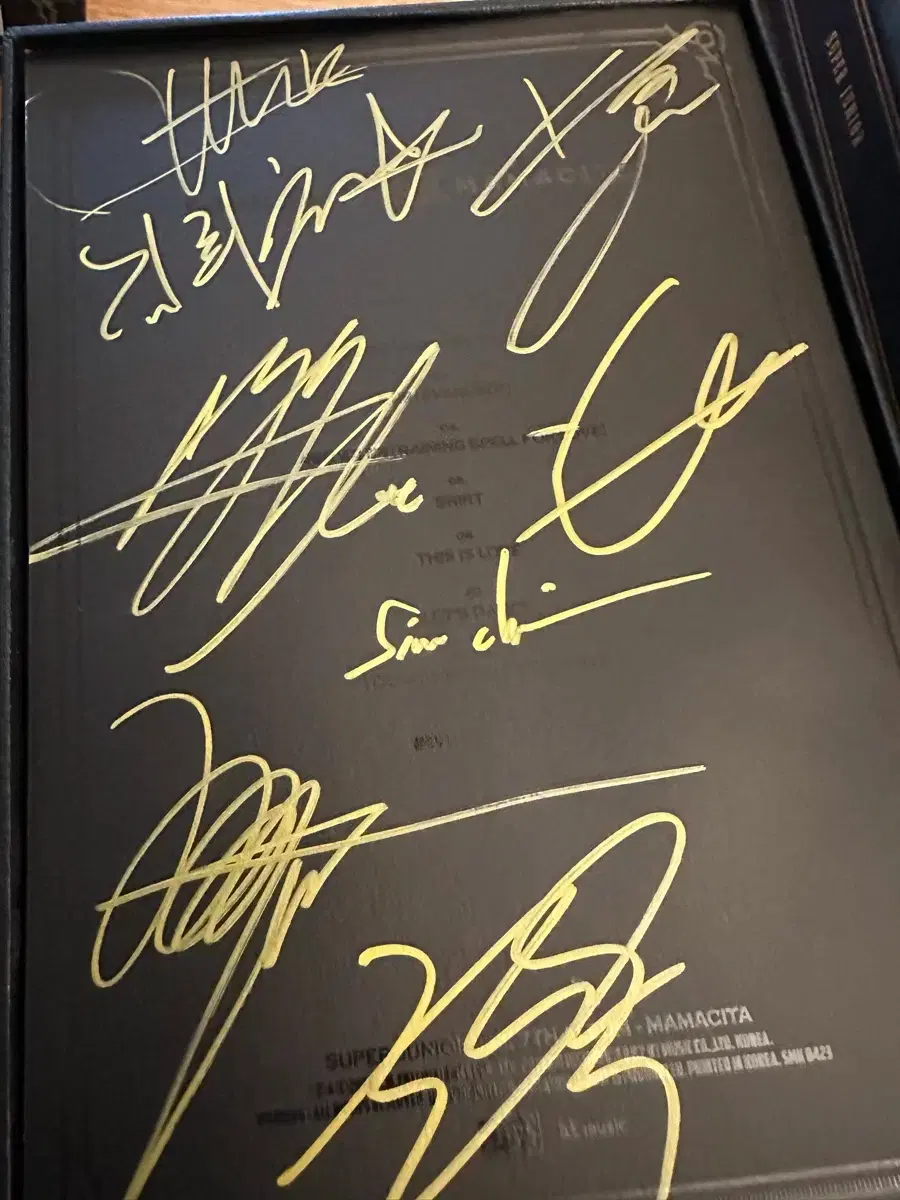 スーパージュニア/サイン入りCD/1/未使用